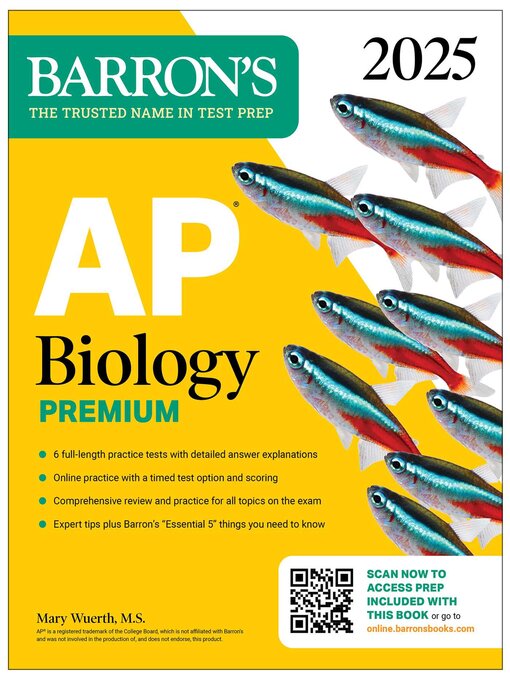 Title details for AP Biology Premium, 2025 by Barron's Educational Series - Wait list